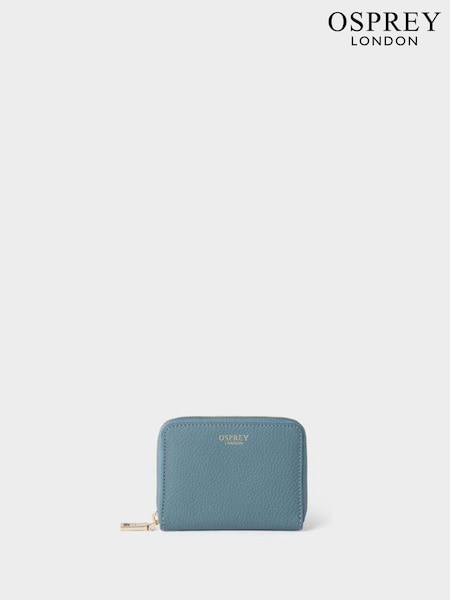 Osprey London Blue The Collier Leather Zip Around Purse (H72311) | £0