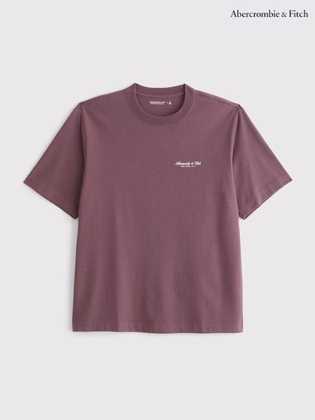 Abercrombie & Fitch Logo Crew Neck T-Shirt (H72371) | £35