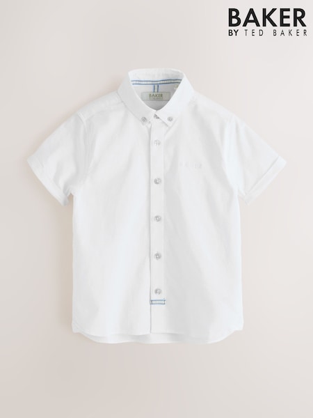 Baker by Ted Baker Short Sleeve Oxford Shirt (H72463) | £24 - £28