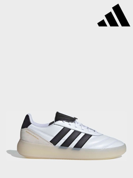 adidas White Barreda Mundial Shoes (H72574) | £80