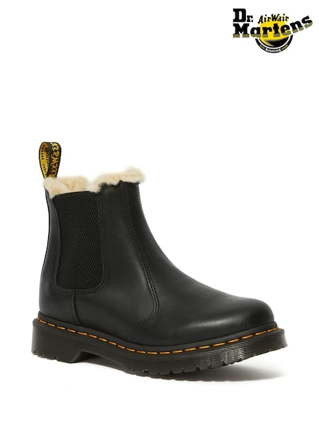 Dr. Martens Black 2976 Leonore Burnished Wyoming Boots (H72609) | £180