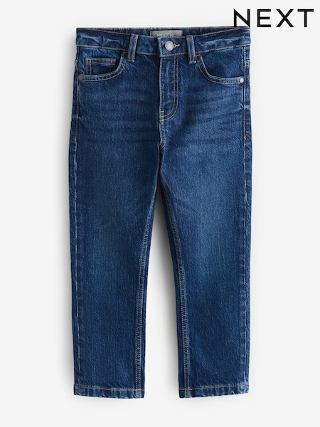Denim Dark Wash Straight Fit Regular Jeans (H72616) | £10 - £12