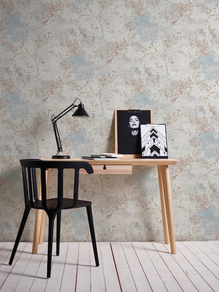 Galerie Beige Welcome Home Tree Leaf 10M Wallpaper (H72849) | £42