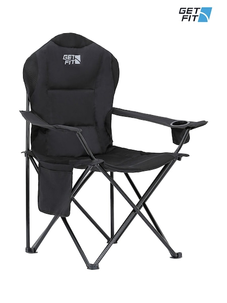 Get Fit Black Premium Camping Lightweight Folding Chair (H73008) | £50