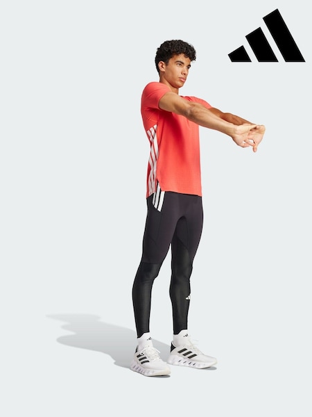 adidas Black Adizero Running Long Tights Leggings (H74191) | £90