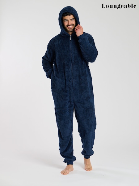 Loungeable Blue Mens All-In-One (H74446) | £36