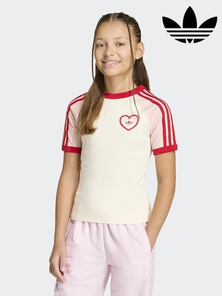 adidas Originals Pink Liberty London Loose Jersey T-Shirt (H74452) | £25