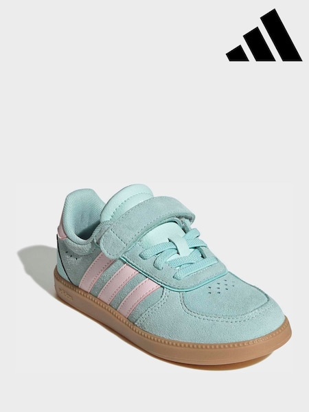 adidas Aqua Blue Breaknet Sleek Kids Trainers (H74502) | £0