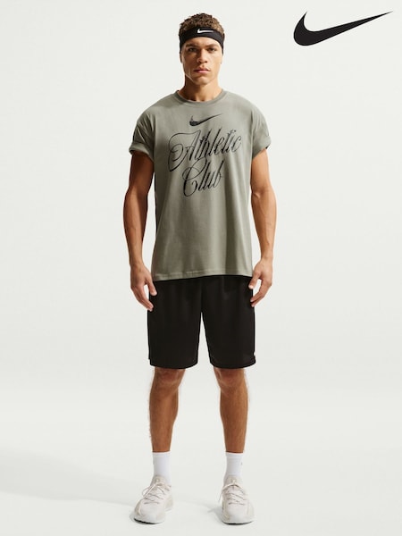 Nike Green Athletic Club Graphic T-Shirt (H74654) | £33