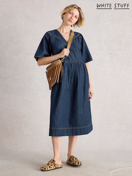 White Stuff Blue Leo Denim Dress (H74806) | £85
