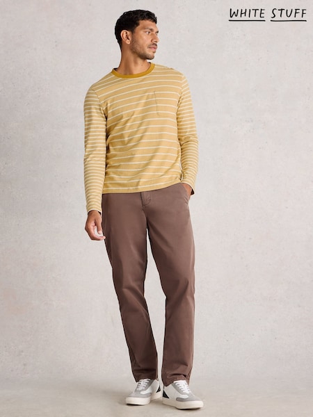 White Stuff Yellow Accleton Long Sleeve T-Shirt (H74808) | £32