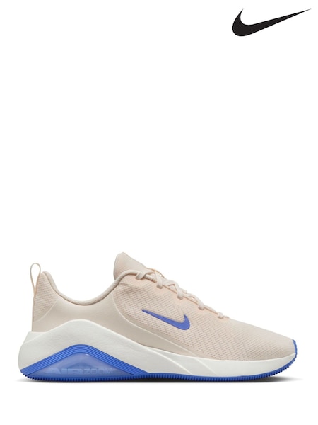 Nike Cream/Blue Bella 7 Workout Trainers (H74875) | £80