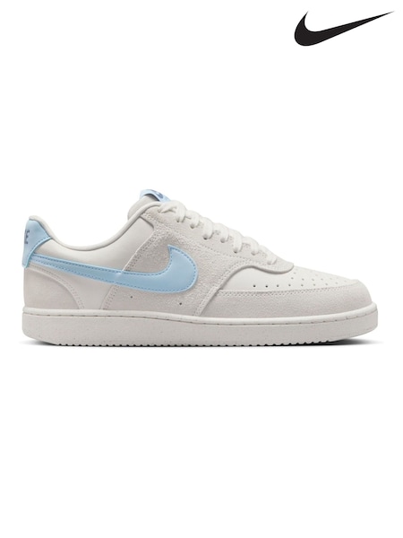 Nike Grey Court Vision Low Trainers (H74884) | £75