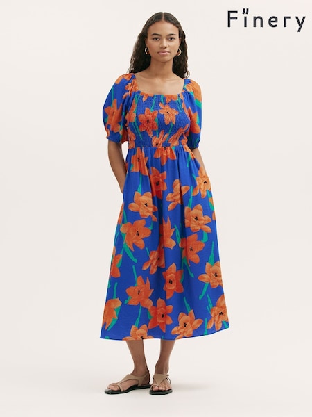 Finery Blue Enzo Dress (H75594) | £49