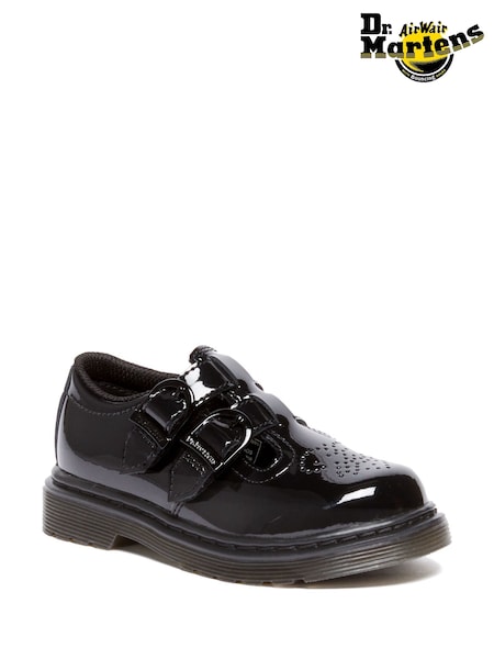 Dr. Martens Black 8065 Mono T Patent Lamper Shoes (H75757) | £60