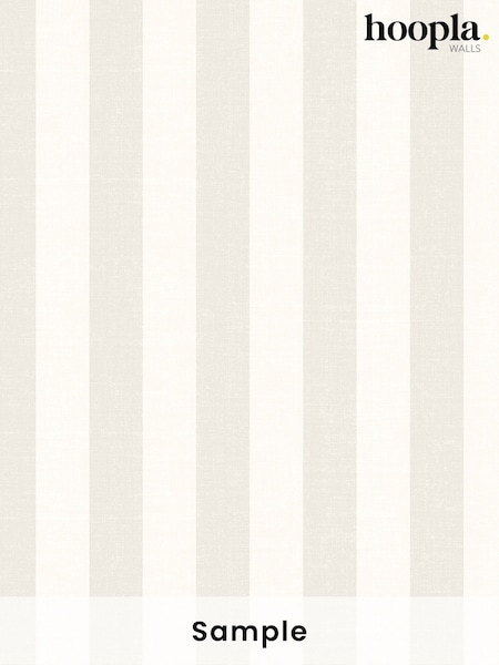 Hoopla Walls Porcelain Shadow Stripe A4 Wallpaper Sample (H75785) | £1