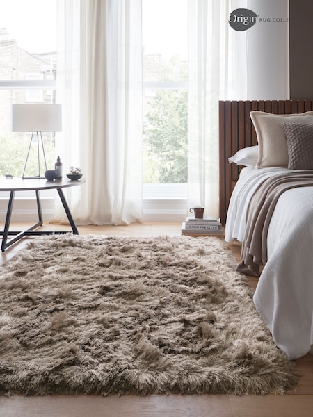 Origin Rug Collection. Champagne Glamour Deluxe Rug (H76419) | £115 - £325