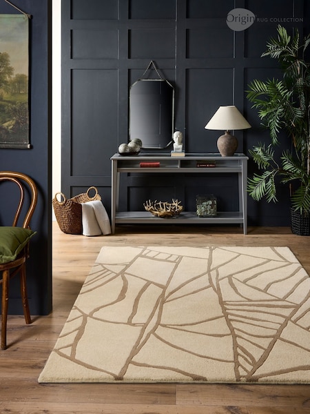 Origin Rug Collection. Cream Kintsugi Rug (H76426) | £170 - £485