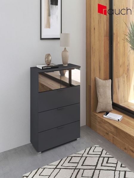 Rauch Metallic Grey Bayla 5 Drawer Chest (H76829) | £394