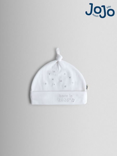 Jojo Maman Bébé White Hat (H76842) | £6