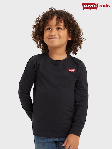 Levi's® Black Long Sleeve Graphic Print T-Shirt (H76956) | £16 - £18