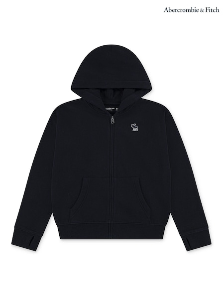 Abercrombie & Fitch Black Zip Up Hoodie (H76980) | £35