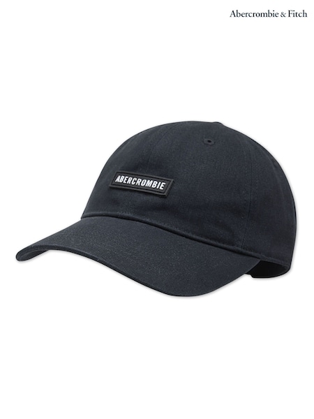 Abercrombie & Fitch Black Essential Logo Cap (H77017) | £16