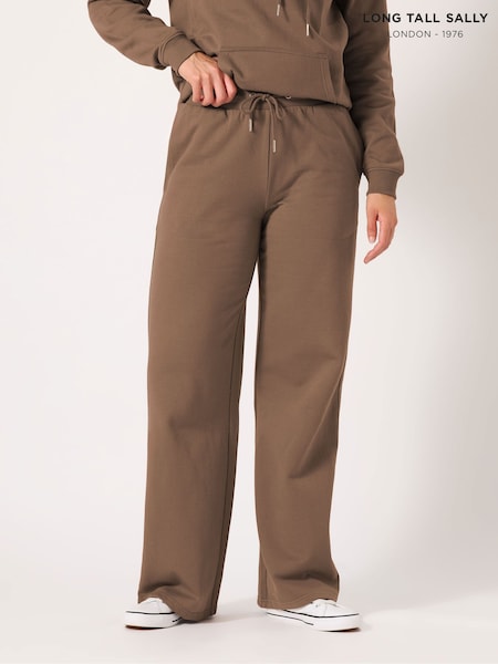 Long Tall Sally Natural Wide Fit Wide Leg Joggers (H77219) | £29