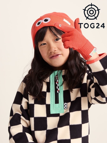 Tog 24 Orange Kids Soay Shaun The Sheep Knit Gloves (H77419) | £12