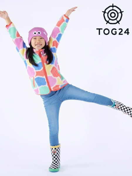 Tog 24 Pink Kids Sardi Shaun The Sheep Sherpa Jacket (H77425) | £34