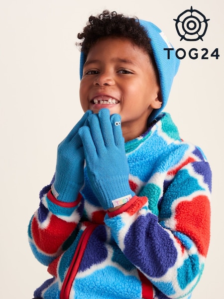Tog 24 Blue Kids Soay Shaun The Sheep Knit Gloves (H77432) | £12