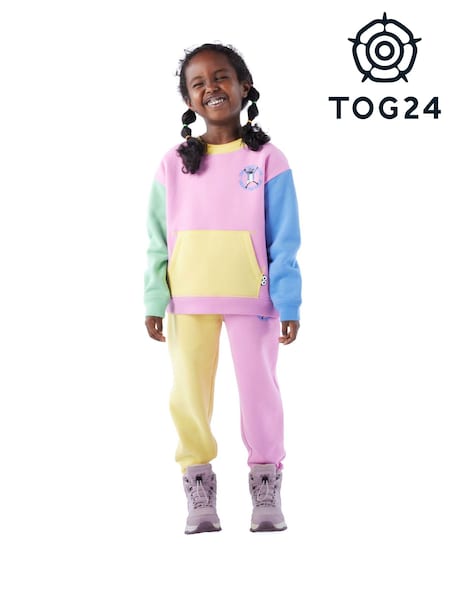 Tog 24 Pink Kids Cheviot Shaun The Sheep Sweatshirt (H77433) | £25
