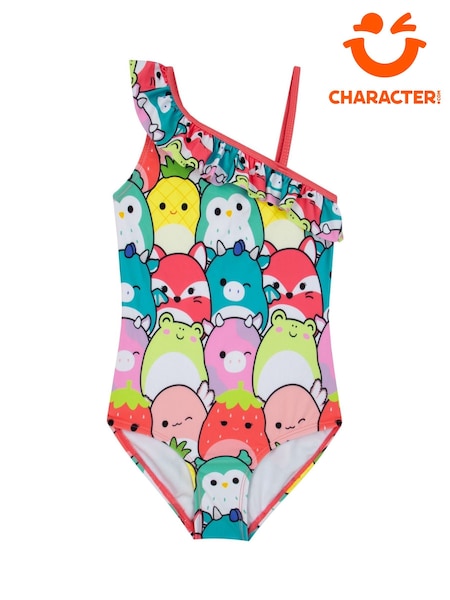 Character Pink Squishmallows Swimsuit With Frills (H77463) | £17