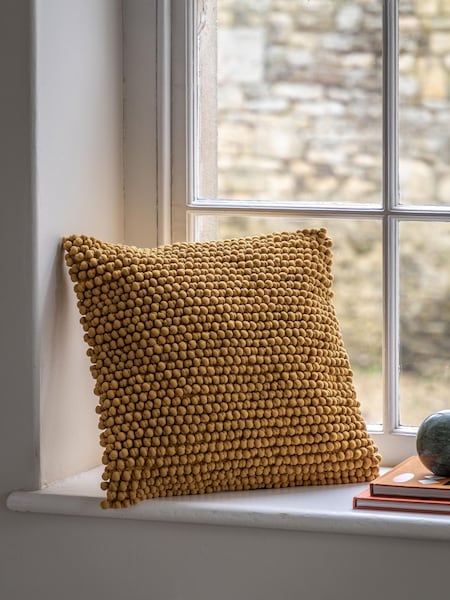 Gallery Direct Yellow Faro Cushion (H77515) | £28