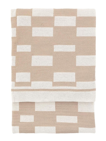 Gallery Direct Taupe Solvi Knitted Throw (H77519) | £38