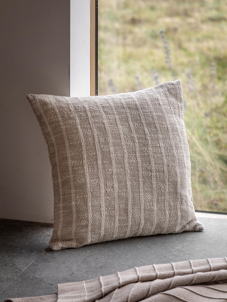 Gallery Direct Natural Ryton Stripe Cushion (H77522) | £20