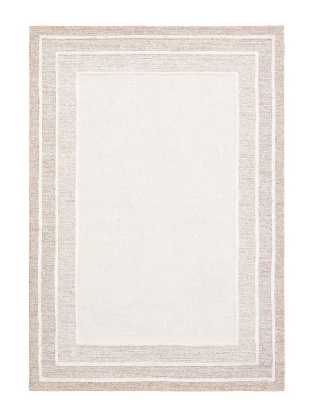 Gallery Direct Beige Sula Tonal Border Rug (H77534) | £164