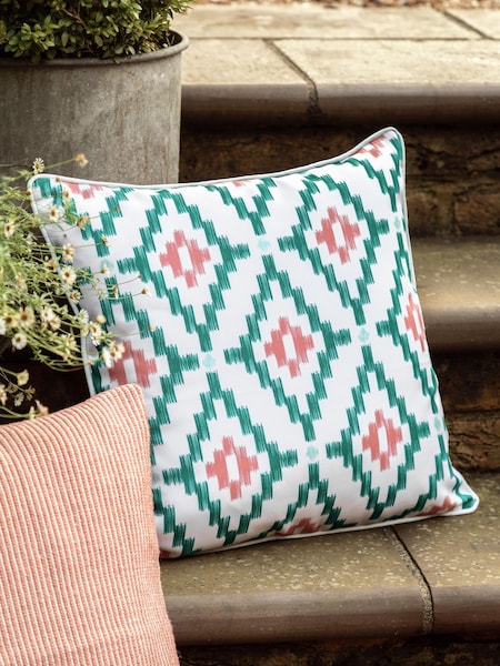 Gallery Direct Orange Elira Geo Printed Cushion (H77536) | £22