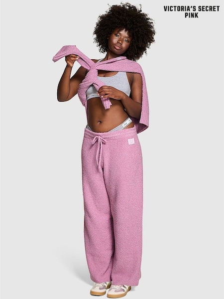 Victoria's Secret Pink Hushed Lilac Purple Knitted Joggers (H77687) | £60