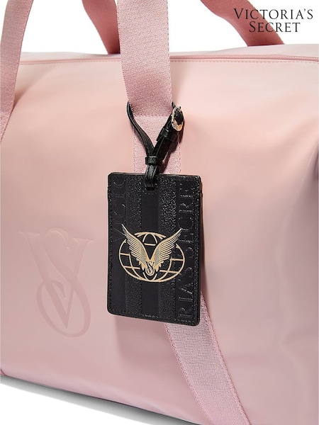 Victoria's Secret Black Stripe Angel Essentials Luggage Tag (H77708) | £18