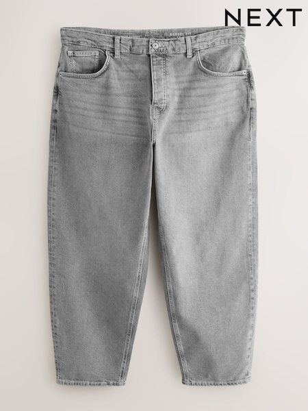 Grey Barrel Fit Vintage Wash Denim Jeans (H77878) | £35