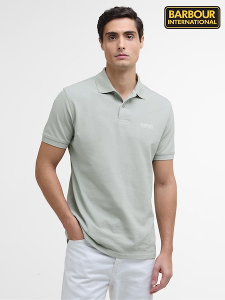 Barbour® International Grey Essential Polo Shirt (H77995) | £47