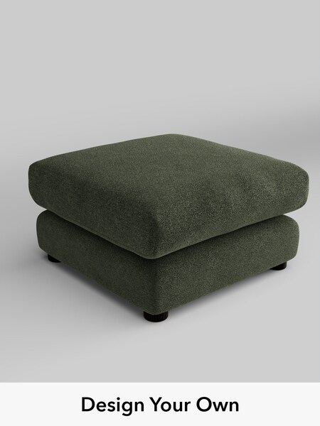 Boucle Chenille/Dark Moss Green The Sumptuous Deep Relaxed Sit (H78279) | £575
