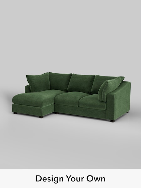 Luxe Chenille/Dark Green The Sumptuous Deep Relaxed Sit (H78280) | £2,250
