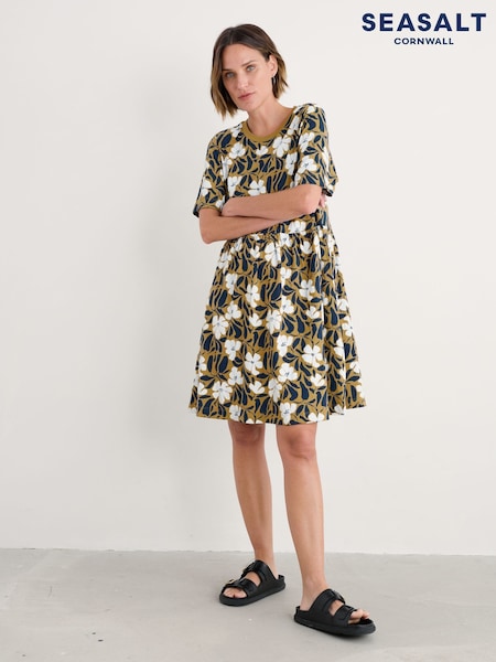Seasalt Cornwall Yellow Hellandbridge Dress (H78456) | £60