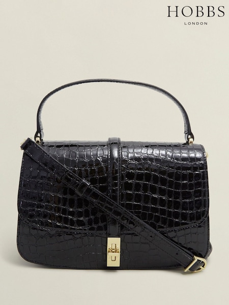 Hobbs Black Larissa Cross-Body Bag (H78537) | £169