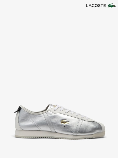 Lacoste Silver Club Low Trainers (H78560) | £125