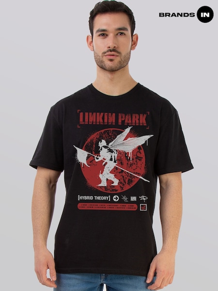 Brands In Black Linkin Park Hybrid Theory Music T-Shirt (H78595) | £24