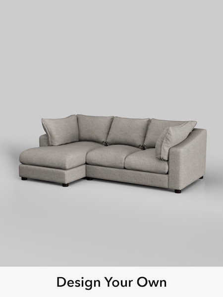 Boucle Weave Easy Clean/Light Dove Grey The Sumptuous Deep Relaxed Sit (H78856) | £2,050
