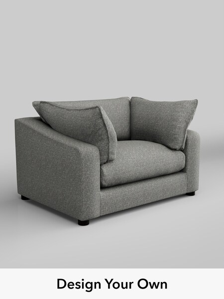 Chunky Boucle Easy Clean/Mid Grey The Sumptuous Deep Relaxed Sit (H78860) | £1,325